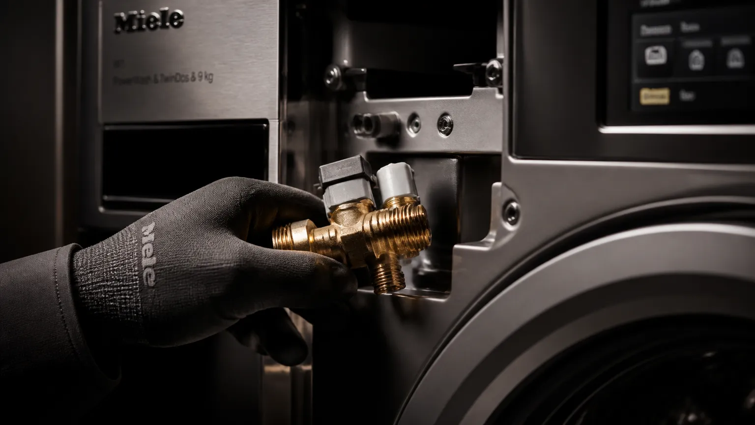Ремонт впускного клапана стиральной машины Miele W1