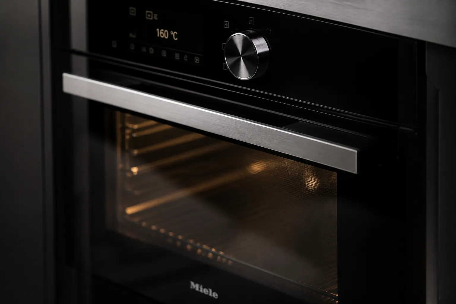 Панель управления и стекло духового шкафа Miele